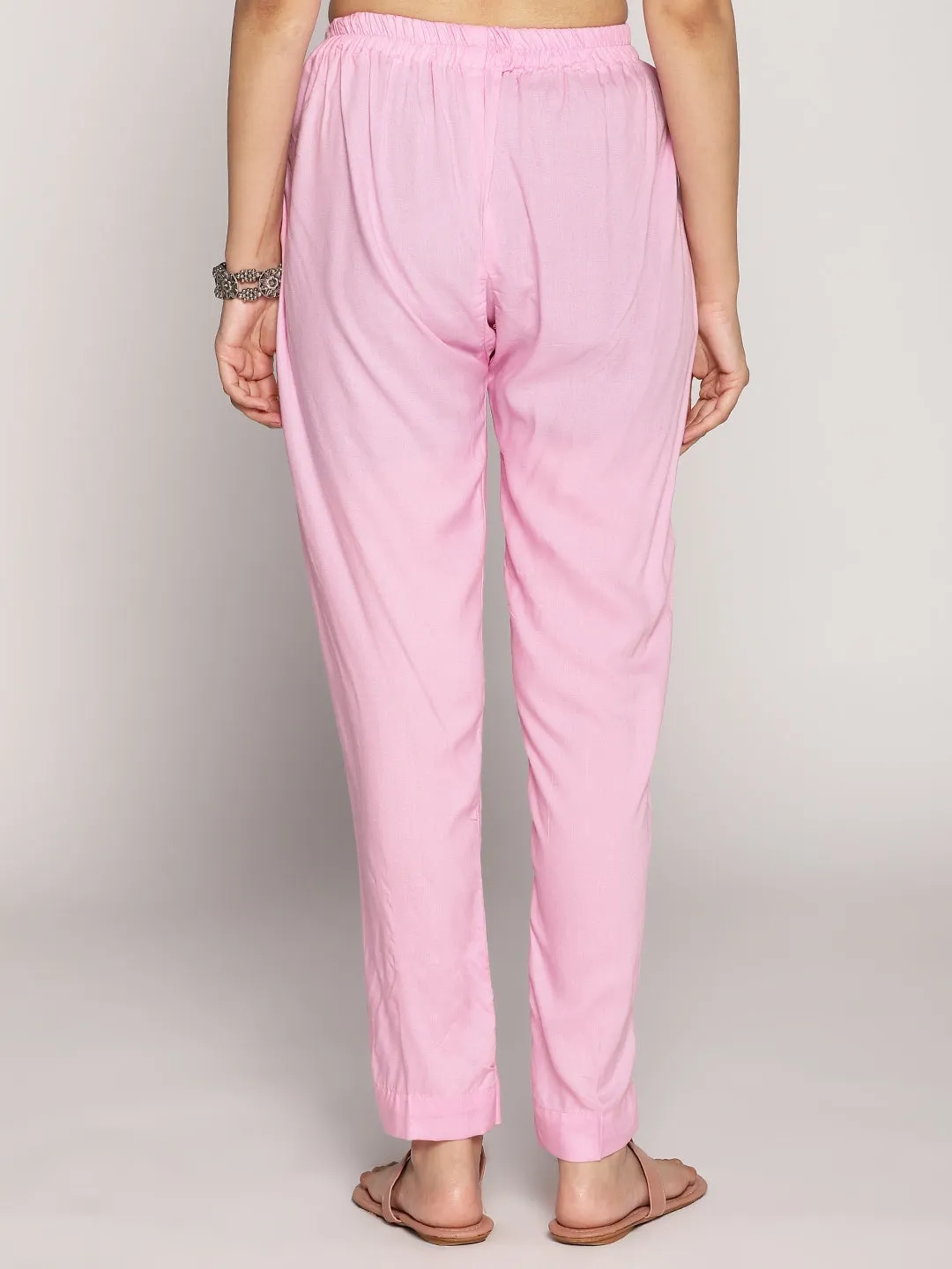 BabyPink Rayon Pants