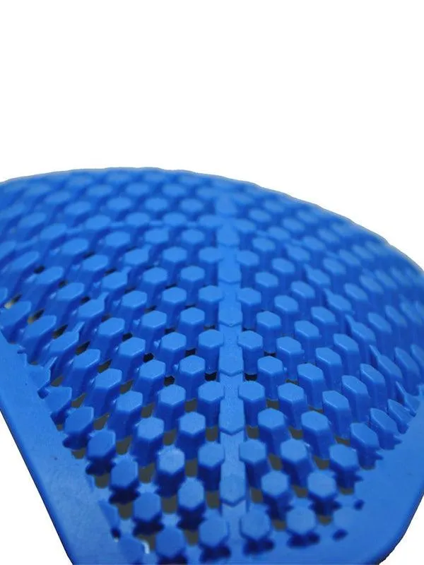 Blue Silicone Motorcycle Protective Pads - Lightweight, Breathable Knee and Hip Protectors