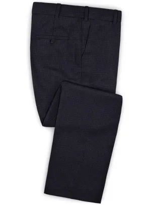 Caccioppoli Dapper Dandy Chillo Dark Blue Wool Pants