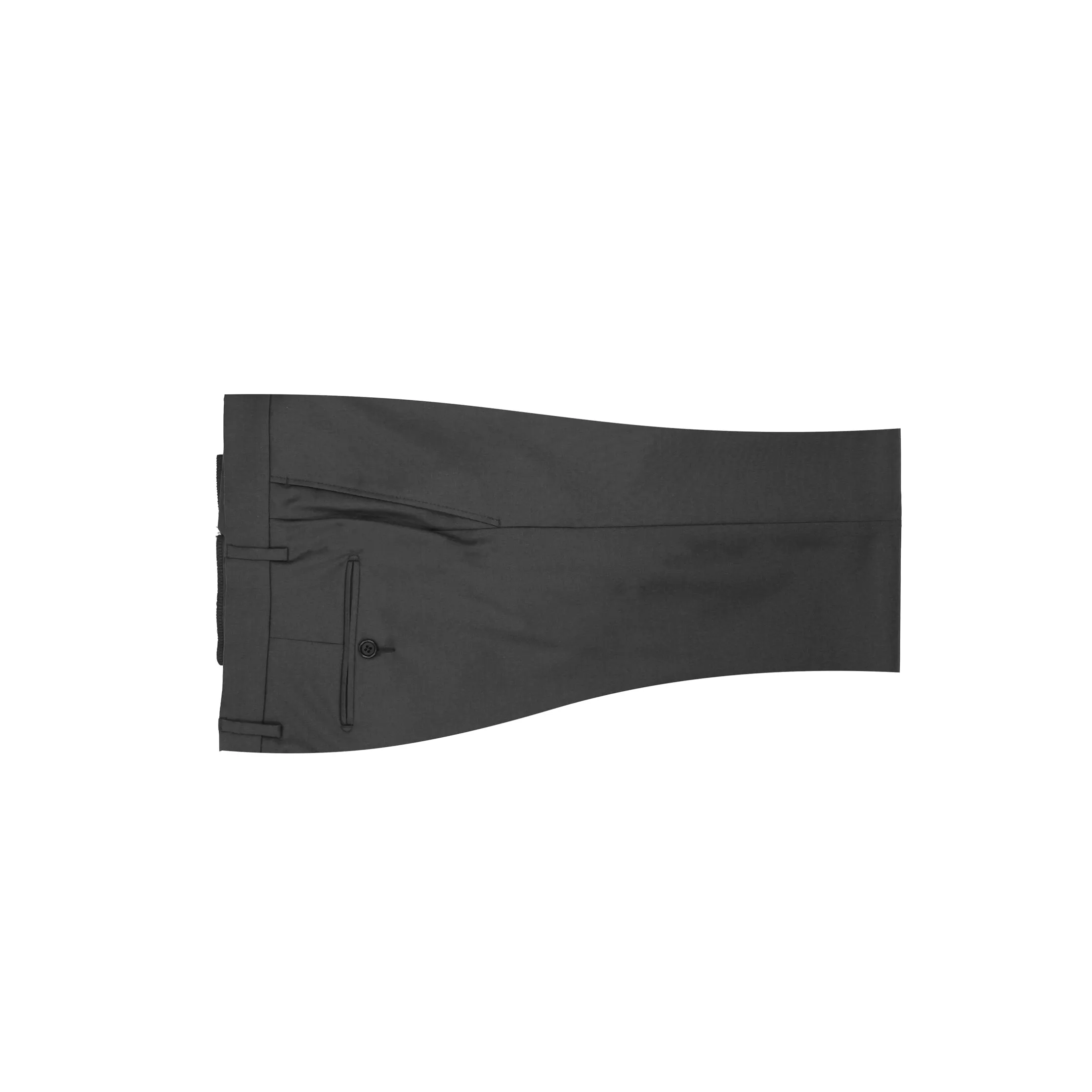 Charcoal Loro Piana Twill Dress Pant