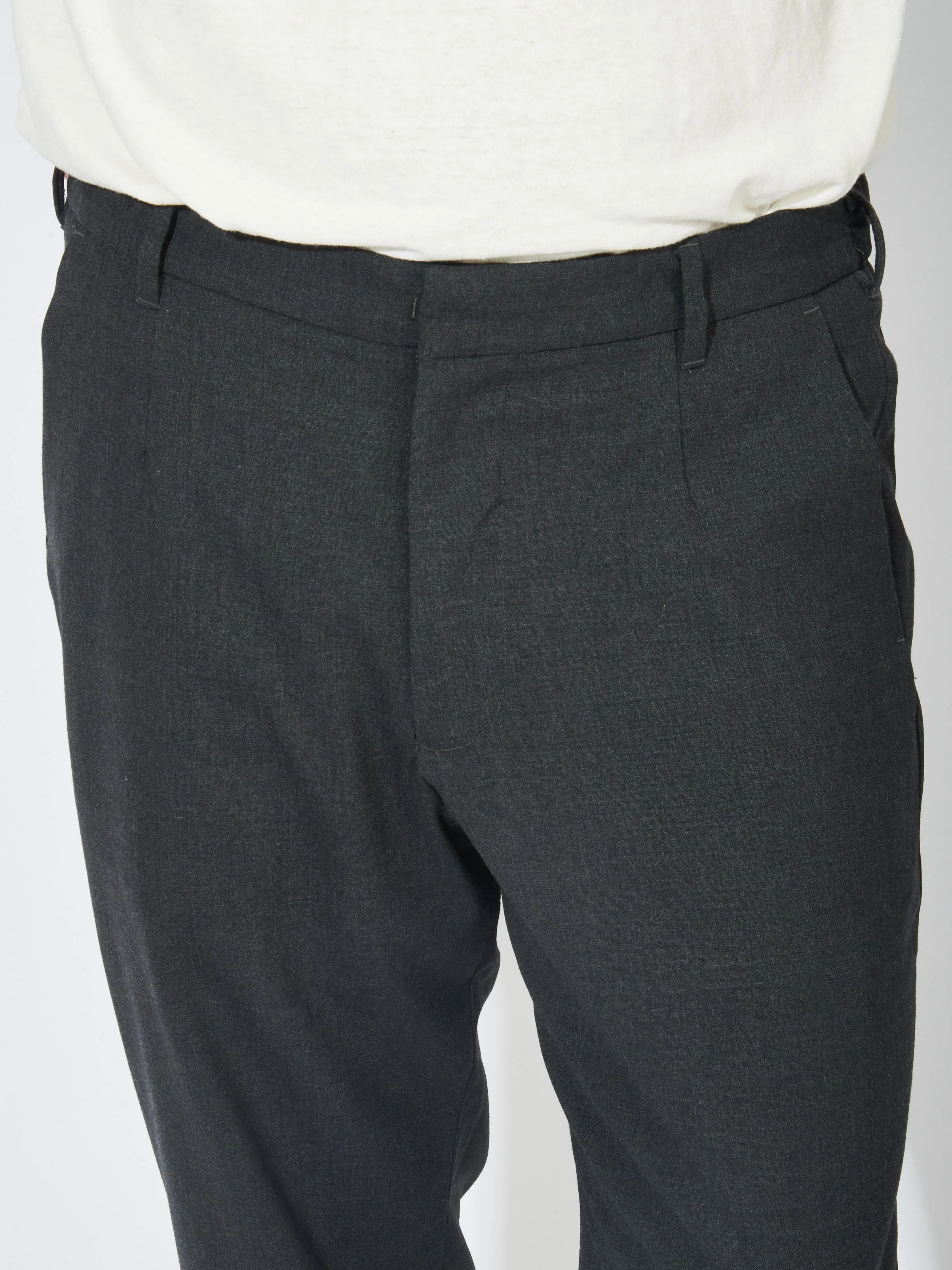 Charcoal Melange Aaren Cordura Tech Wool Elasticated Trouser