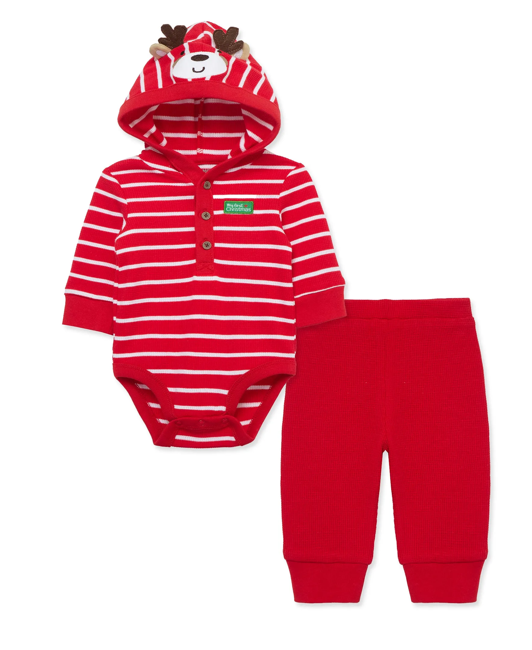 Christmas Reindeer Bodysuit & Pant Set