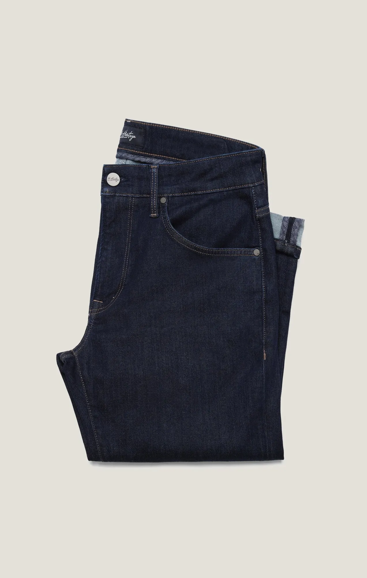 Cool Tapered Leg Pants in Deep Blue Refined