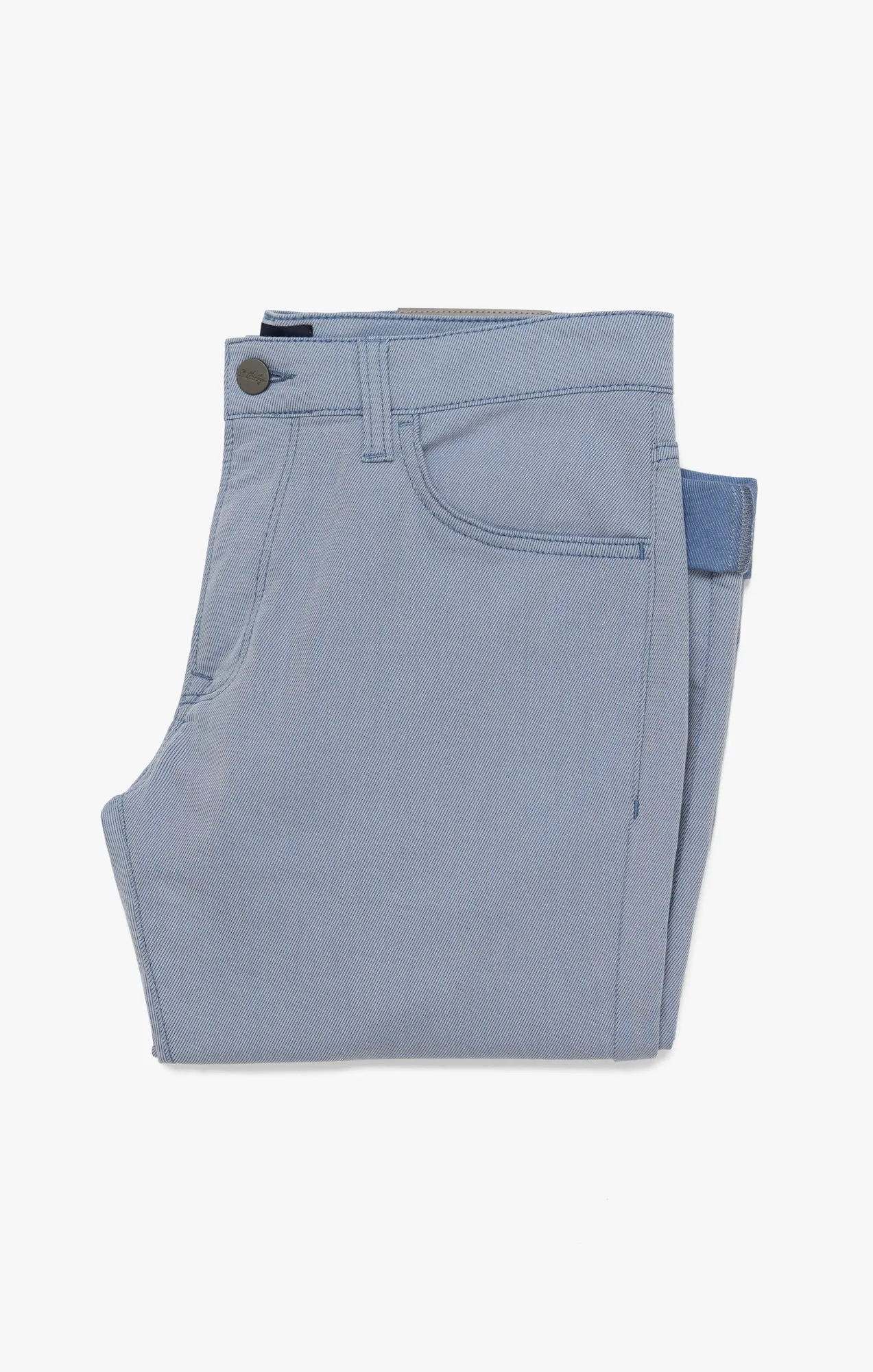 Courage Straight Leg Pants In Blue Refined Twill