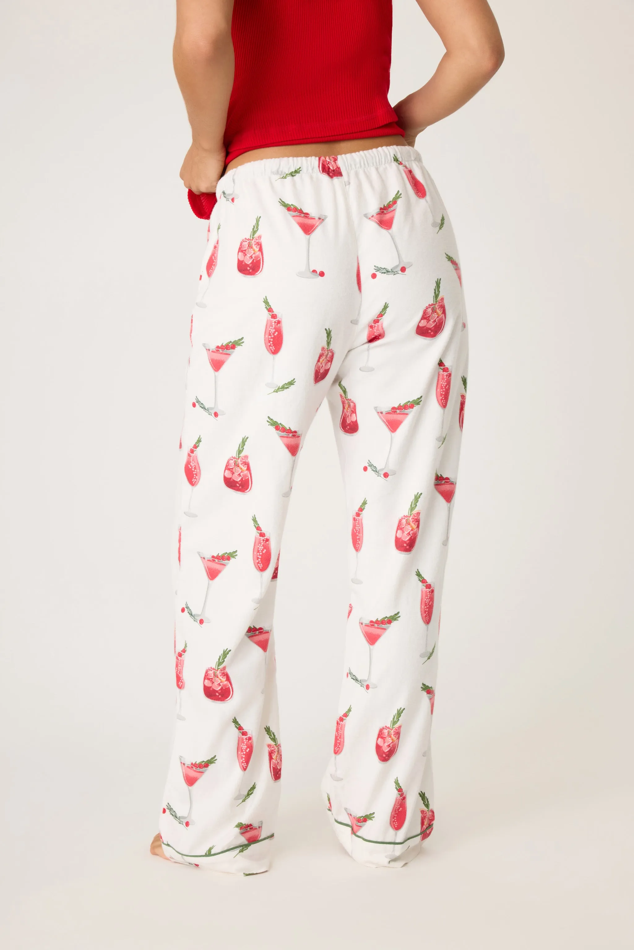 Cranberries & Cocktails Flannel Pant