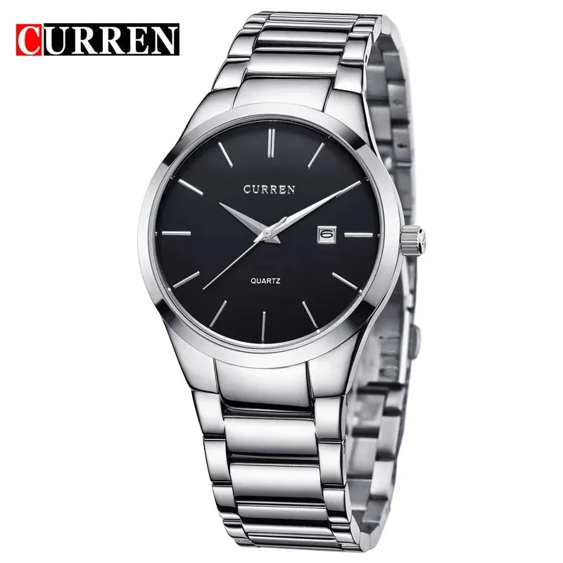 CURREN Water Resistant Ceramic Watch