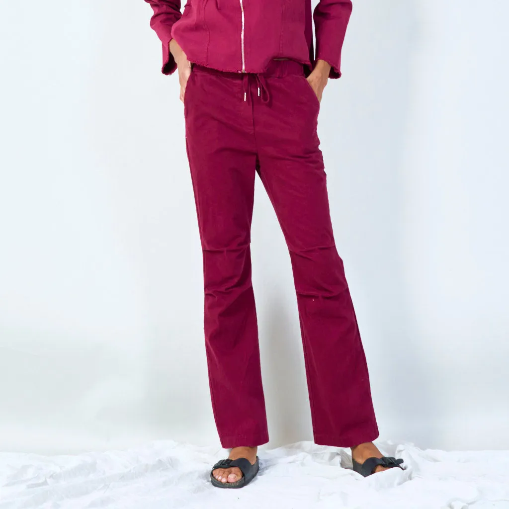 Drawstring cargo pants wholesale