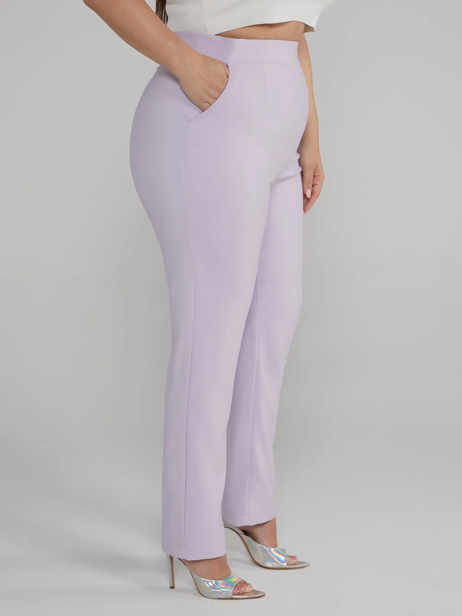 Fashion To Figure - High Rise Slim Leg Pants