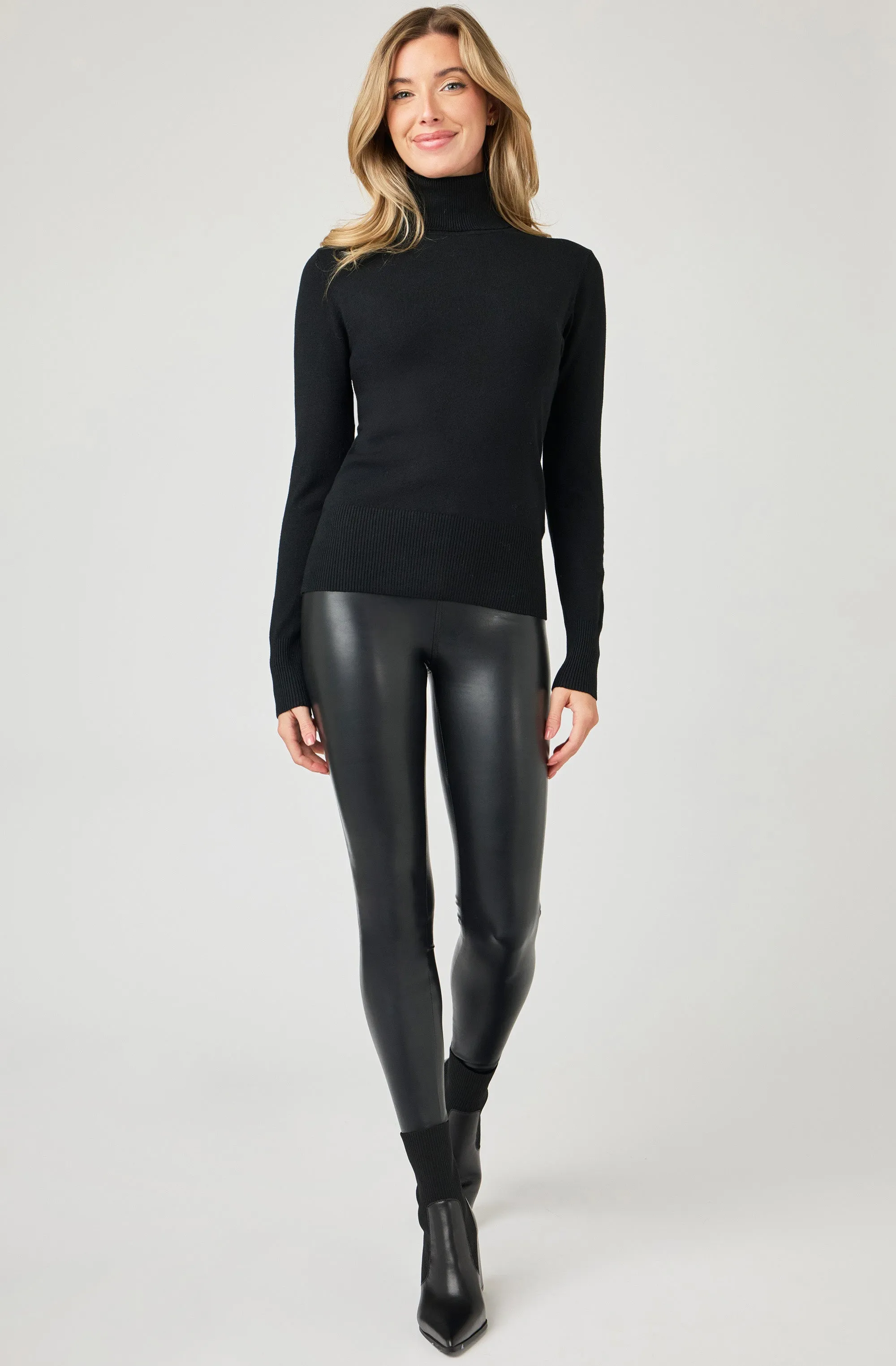 Faux PU Leather Legging