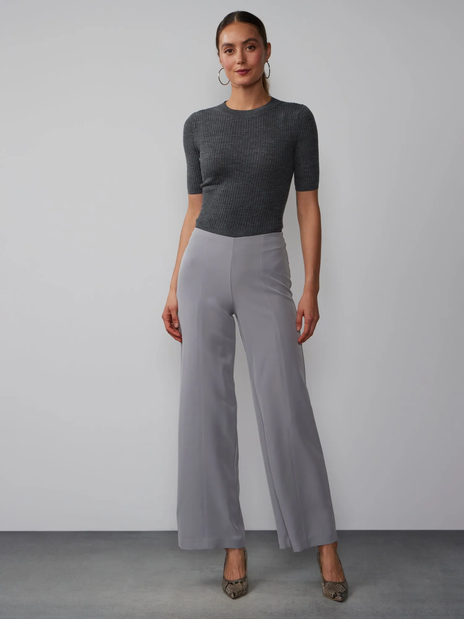 Fit To Flatter Flared Seamed Pant