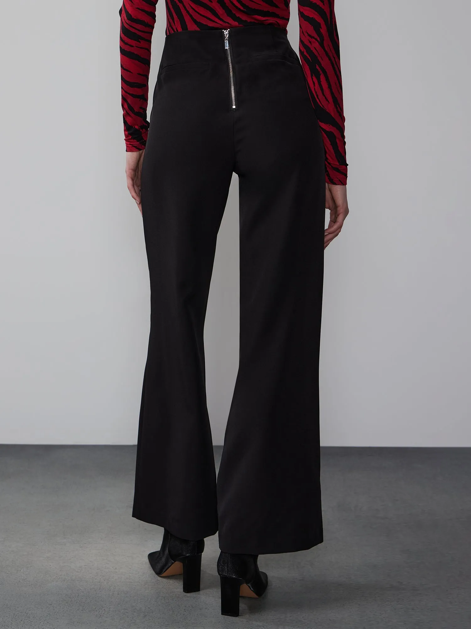 Fit To Flatter Flared Seamed Pant