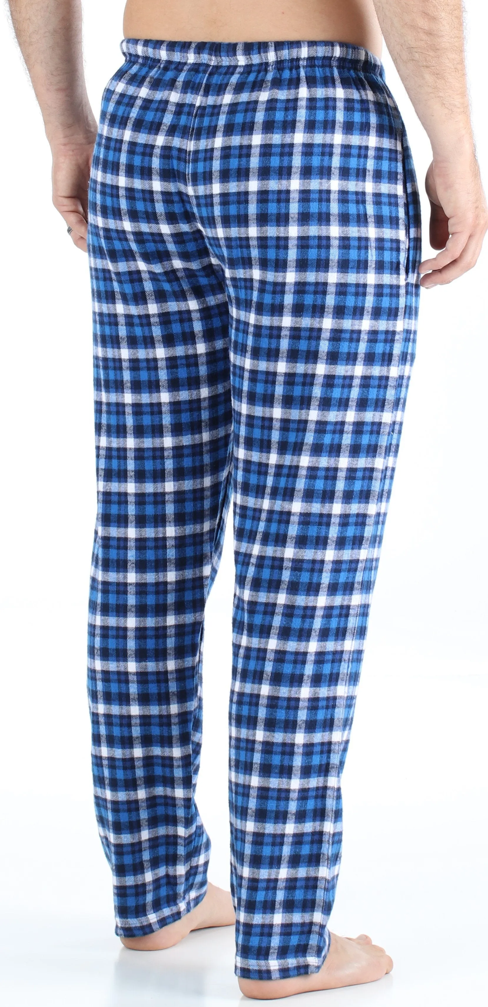 Frankie & Johnny Men’s Cotton Flannel Plaid Pajama Sleep Pants