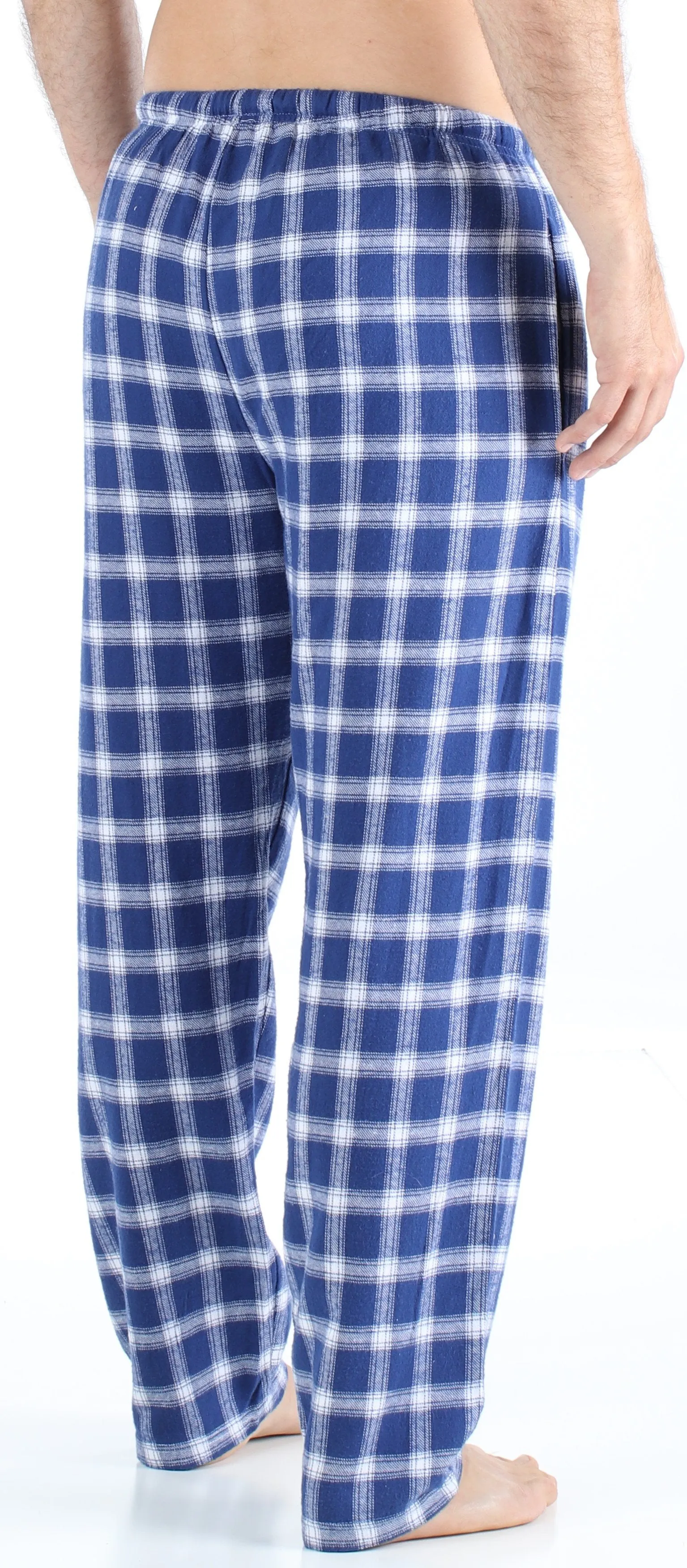 Frankie & Johnny Men’s Cotton Flannel Plaid Pajama Sleep Pants