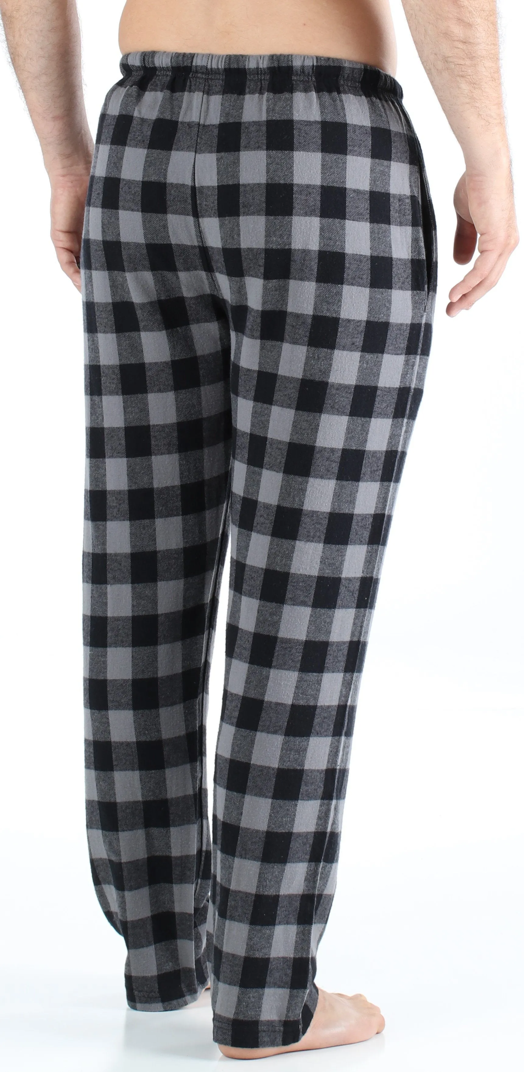 Frankie & Johnny Men’s Cotton Flannel Plaid Pajama Sleep Pants