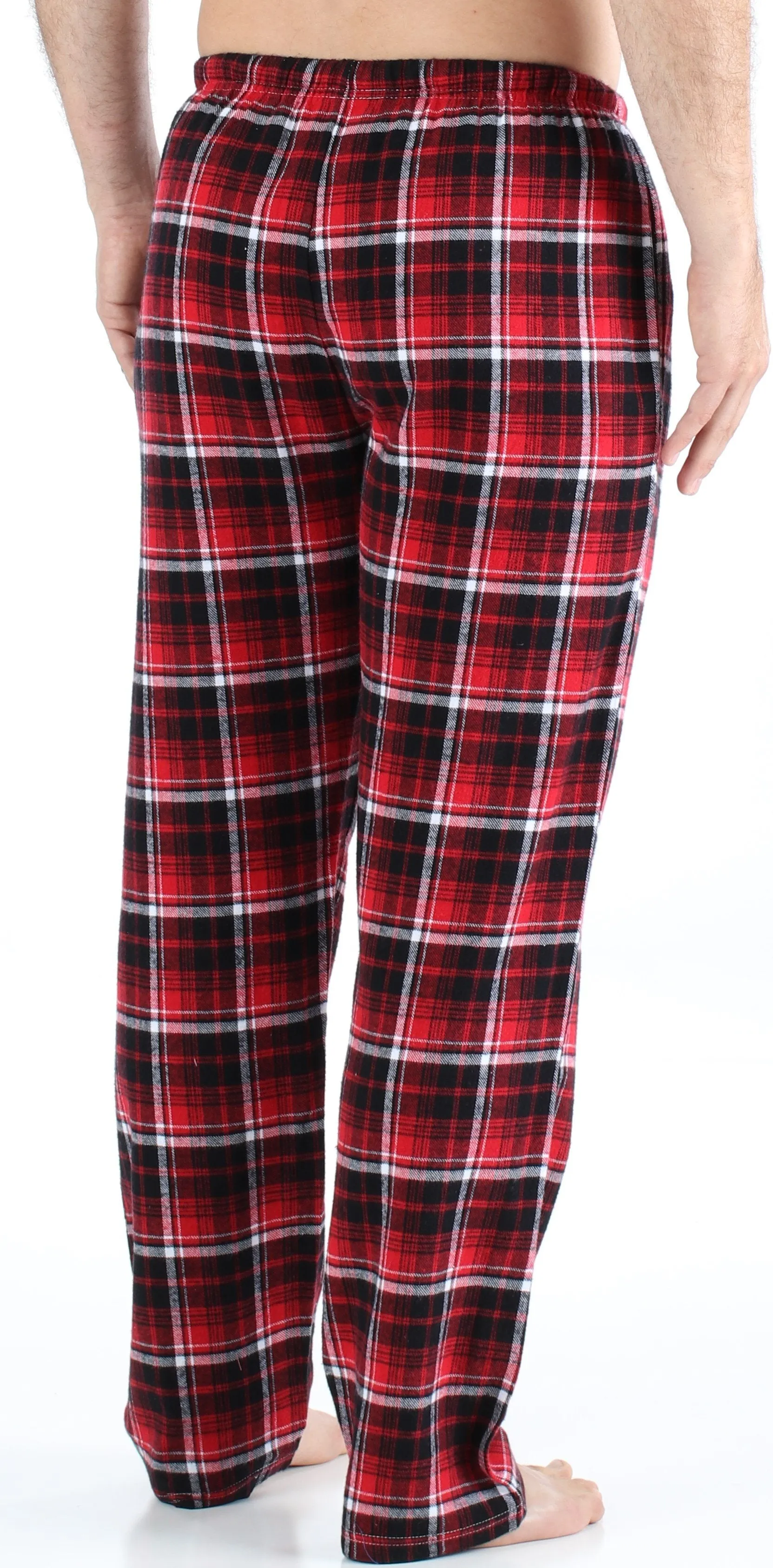 Frankie & Johnny Men’s Cotton Flannel Plaid Pajama Sleep Pants