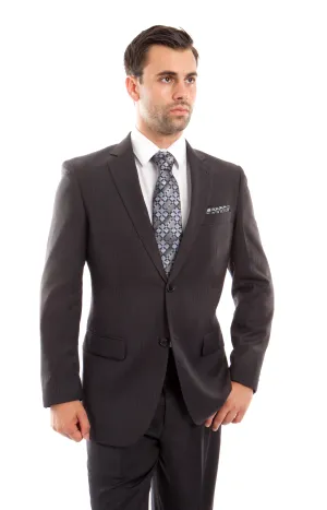 Grey Herringbone Modern Fit Suit