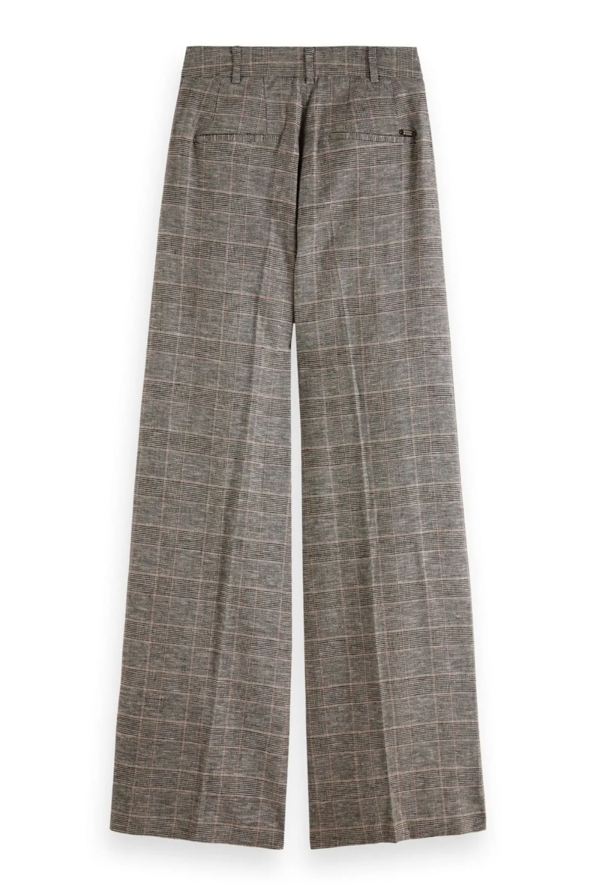 HANA HIGH RISE WIDE LEG PRINCE OF WALES CHECK