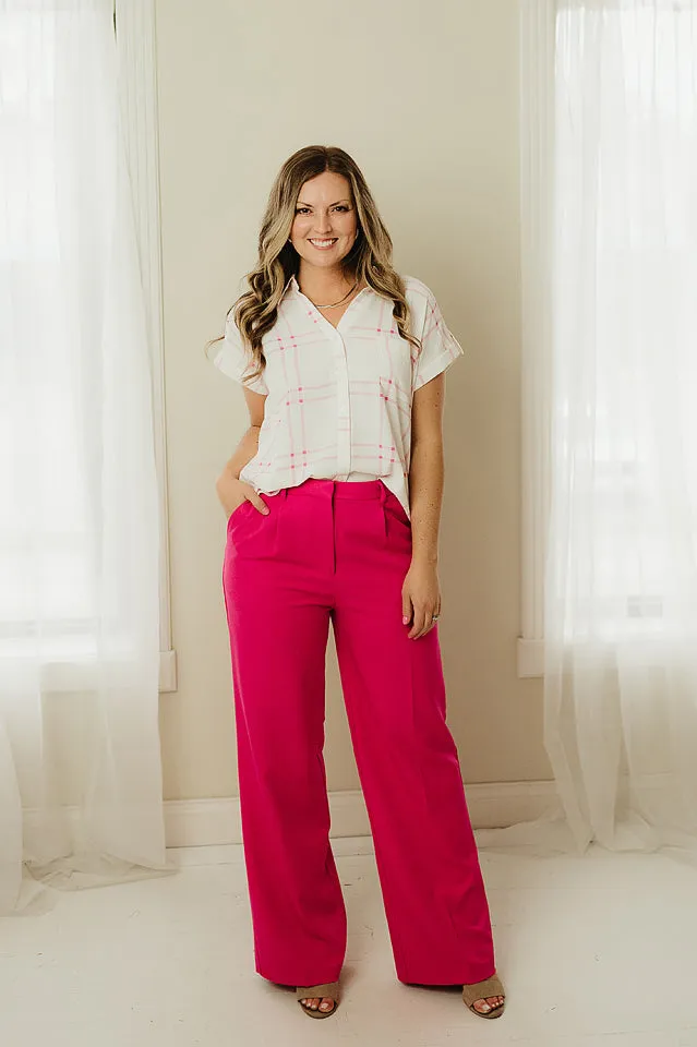 High Waisted Wide Leg Pants