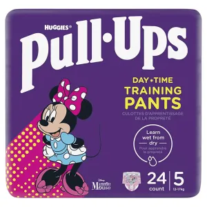 Huggies Pull Ups Day Trainers Minnie Size 5 - 24 Nappies