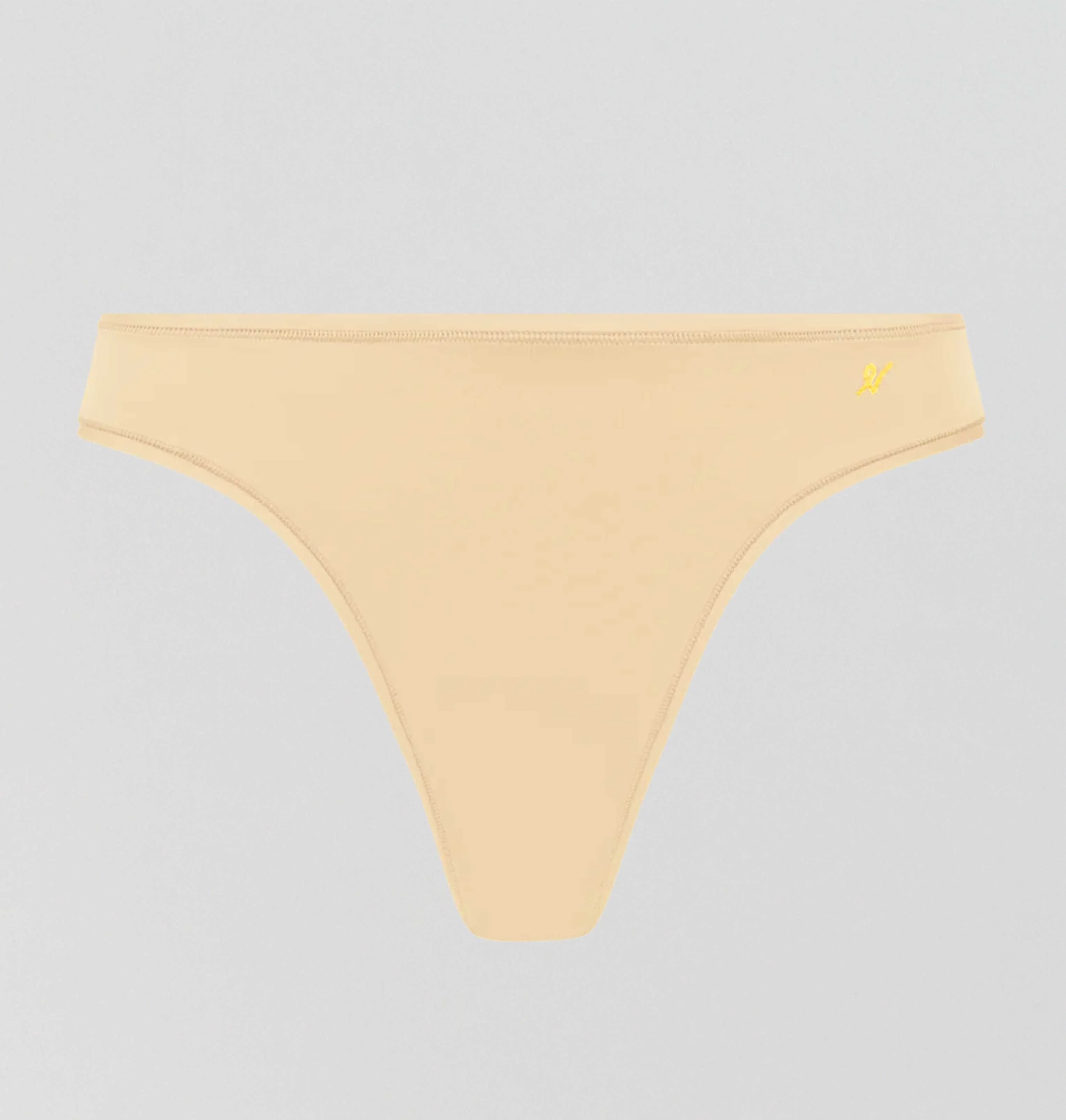 Invisible microfibre thong [Sand]