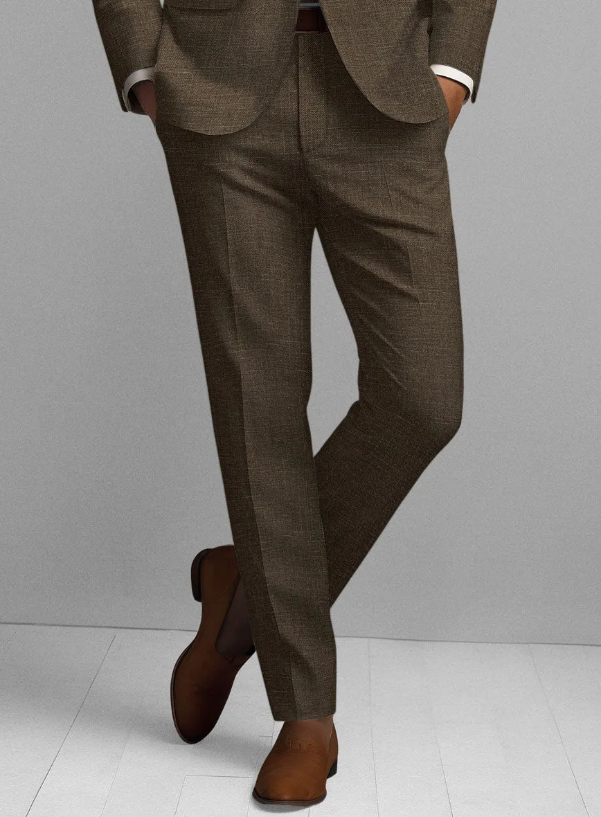 Italian Brown Linen Pants