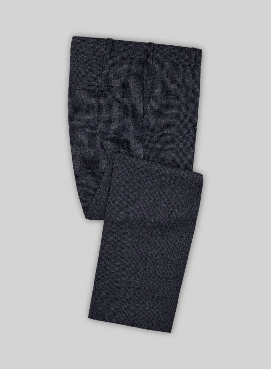 Italian Ombo Blue Birdseye Flannel Pants