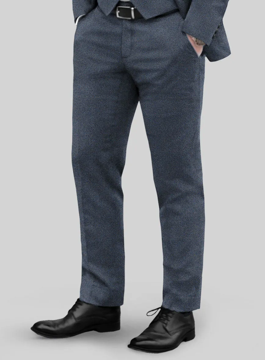 Italian Quelo Blue Twill Flannel Pants