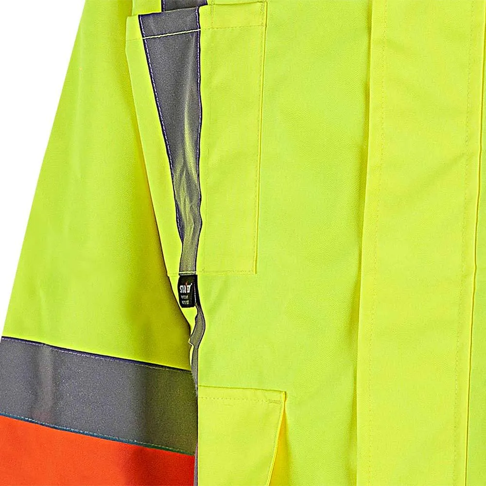 Jacket - Pioneer Hi-Viz Yellow Quebec Winter Insulated Traffic Control Jacket, 6040