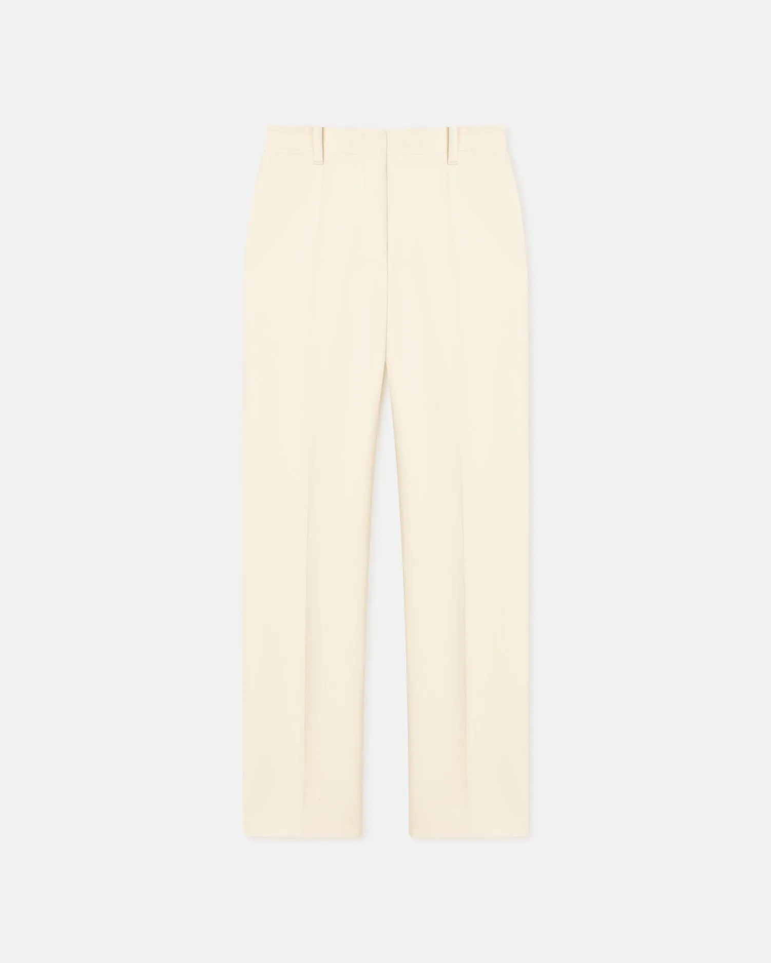 Loren - Double Suiting Straight-Leg Pants - Creme