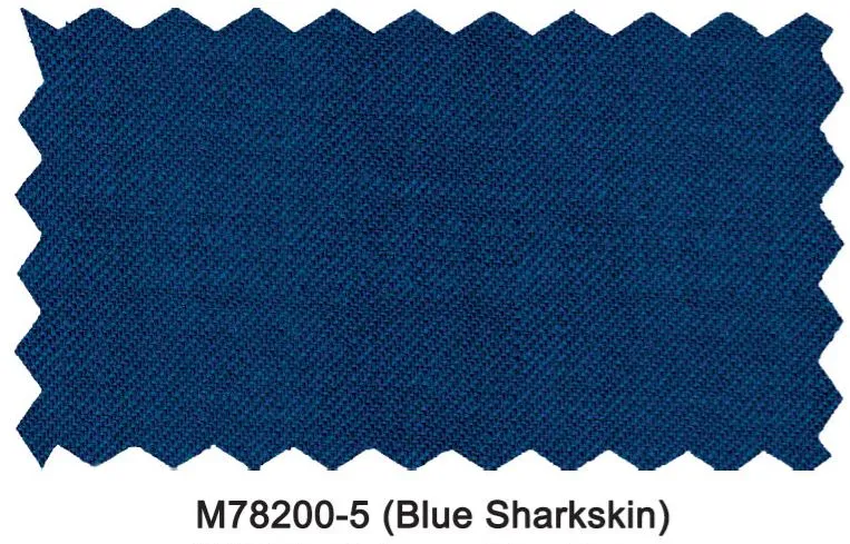 Mantoni 2 Button Modern Fit Sharkskin Wool Suit - Blue