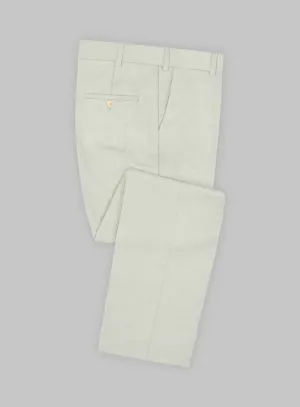 Marco Stretch Pale Green Wool Pants