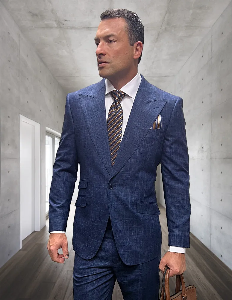 MARK 2 PC INDIGO MODERN FIT SUIT