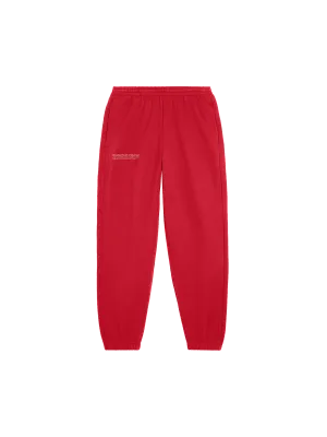 Mens Archive 365 Heavyweight Track Pants—opera red