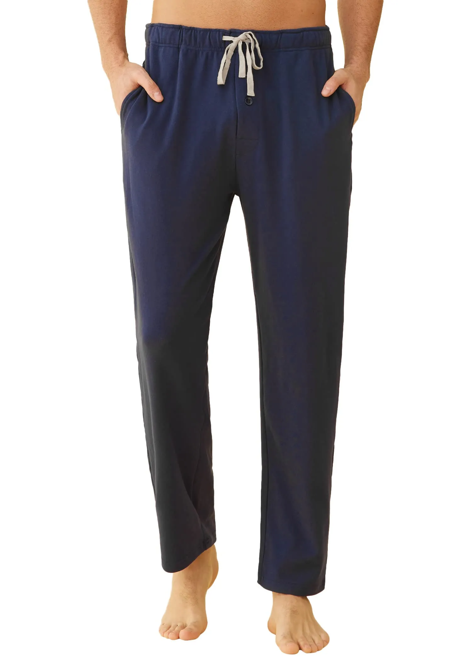 Men's Warm Pajama Pants Comfy Lounge Pants with Pockets