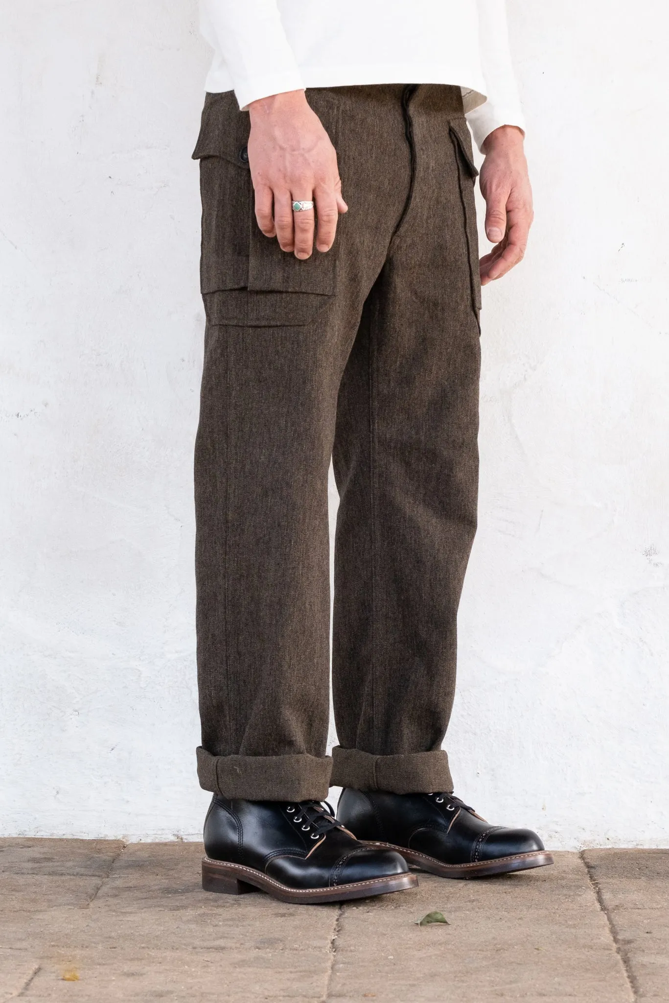 Midway Pant Wool - Brown