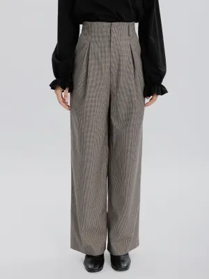 Muse High Waist Houndstooth Pants