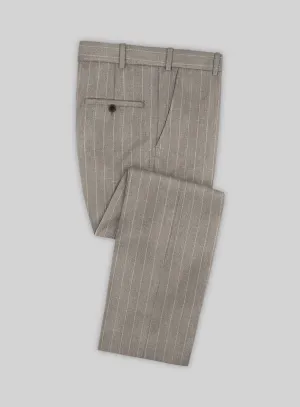 Napolean Como Bar Brown Wool Pants