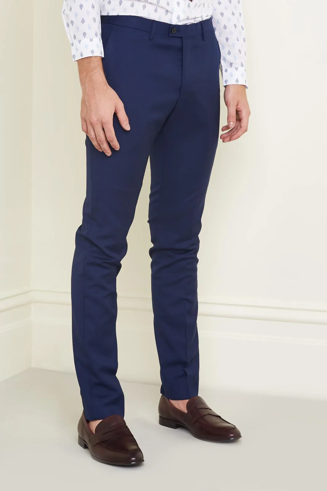 Navy Mod Suit Pant