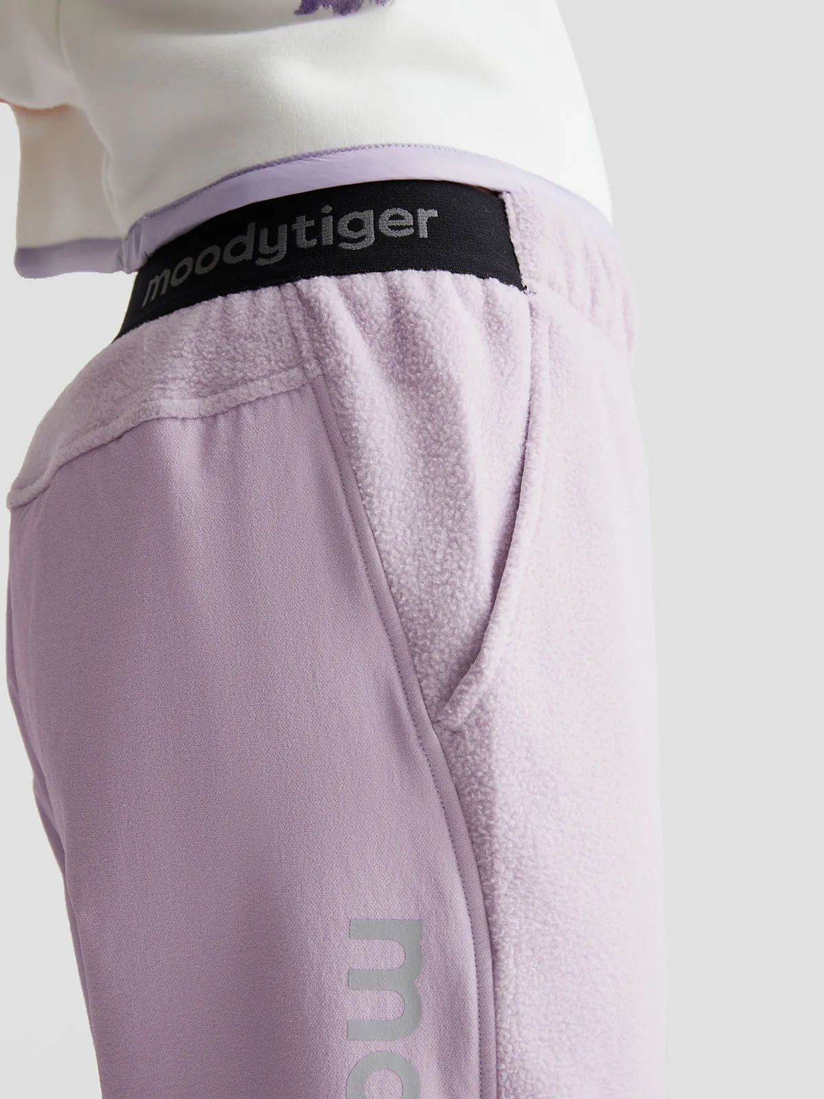 Paneled Fleece Pants