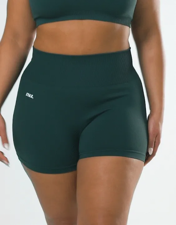 Premium Seamless Mini Bike Shorts - Porsche