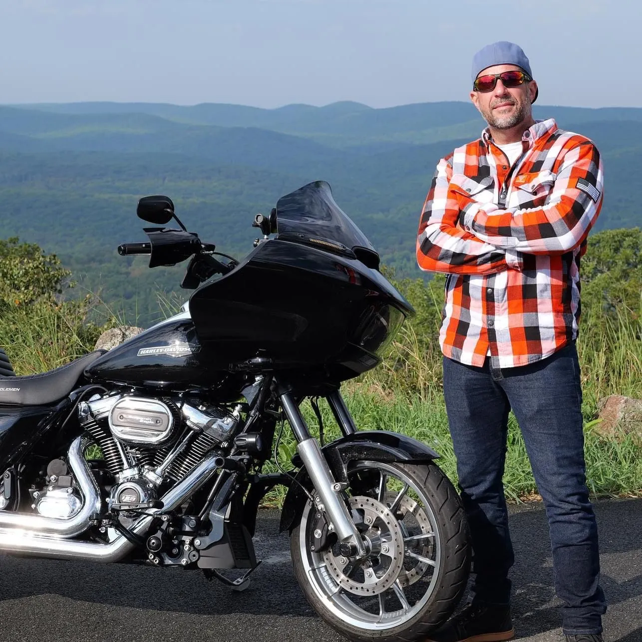 Protective Flannel Shirt - Red, Black, White Checkered with Pads