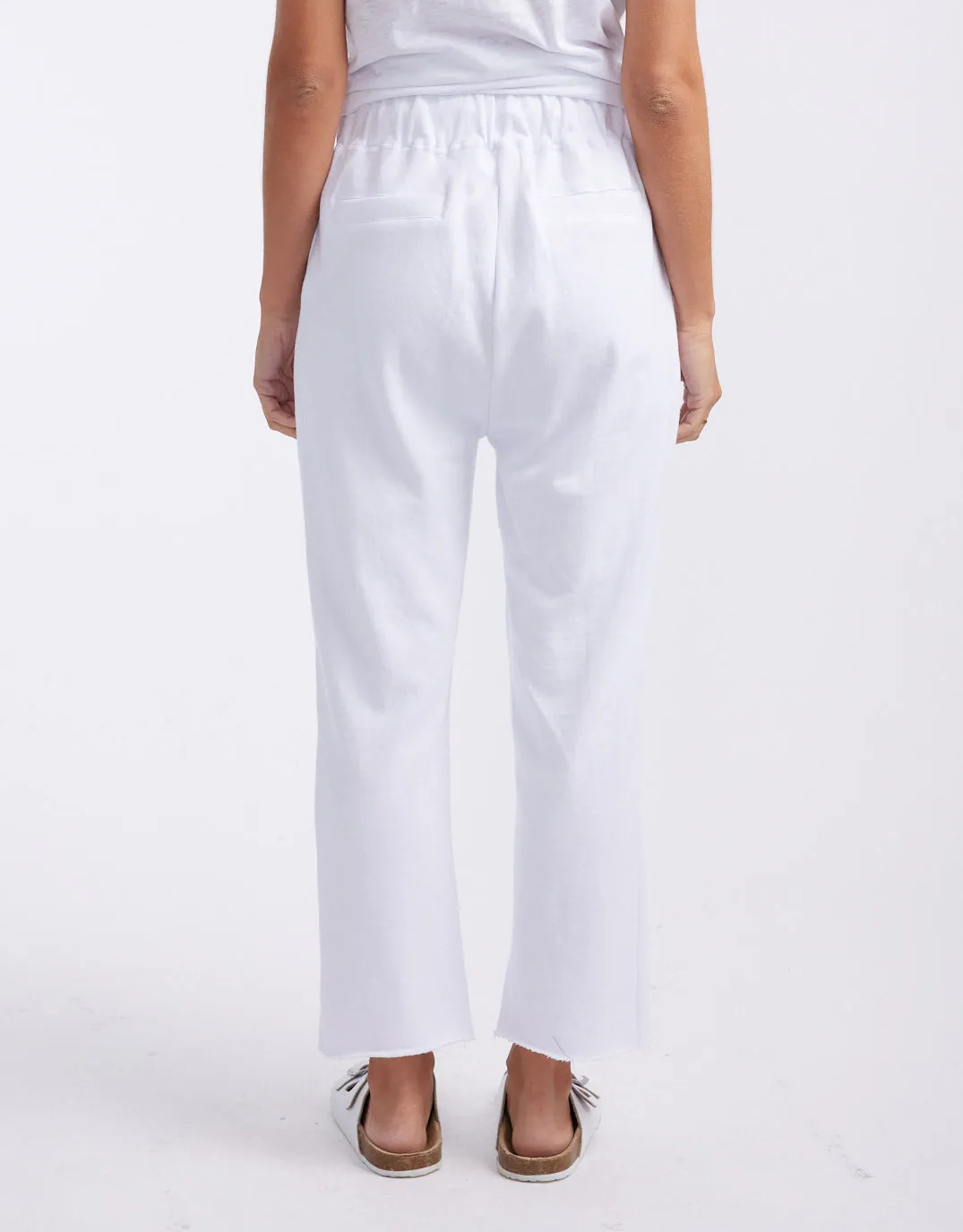 Raw Edge Lounge Pant - White