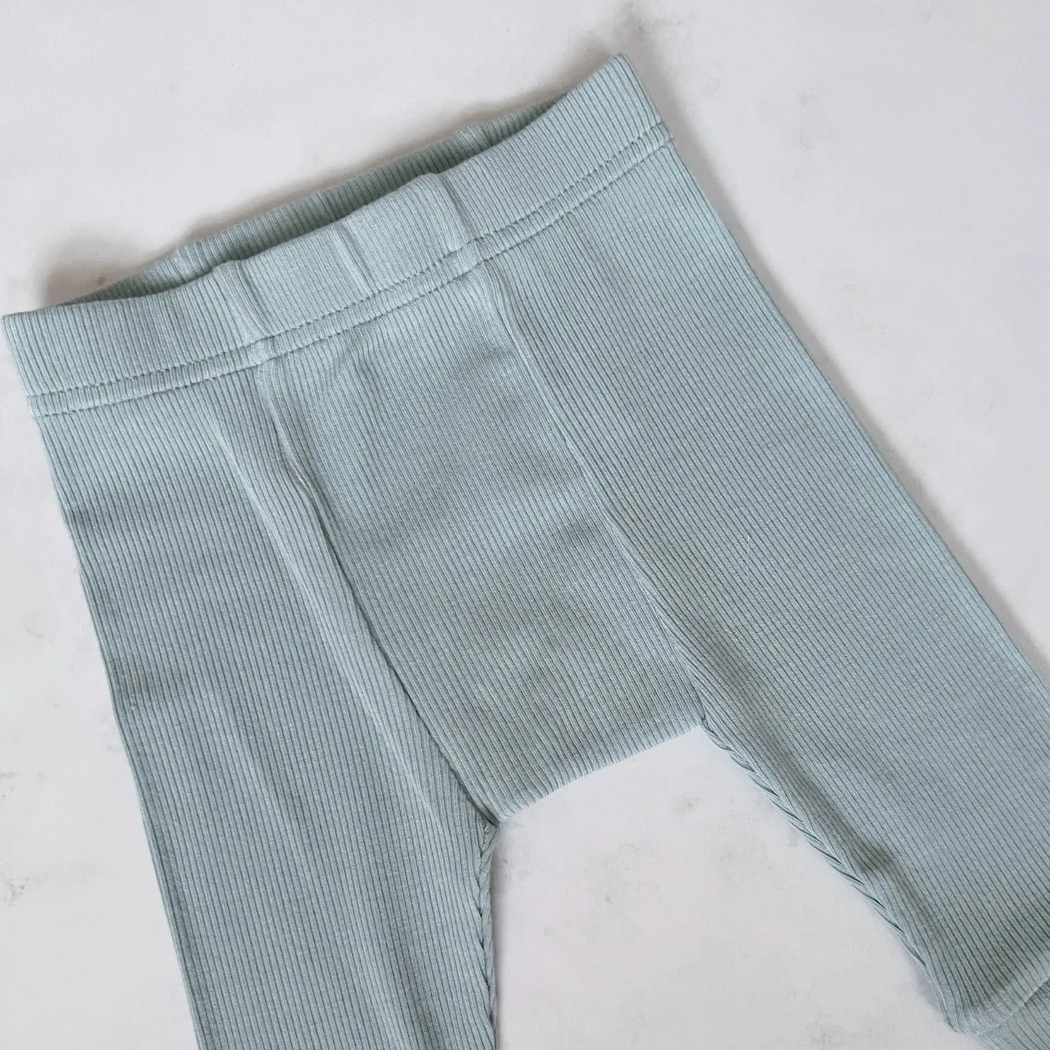 Ribbed Modal Pants - Single Seam