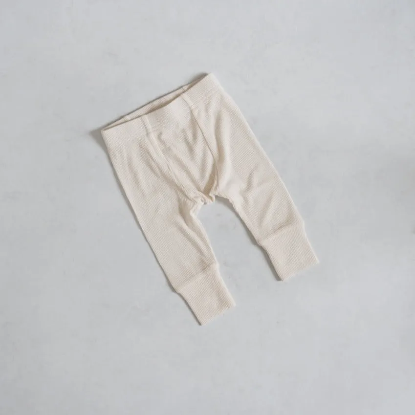 Ribbed Modal Pants - Single Seam