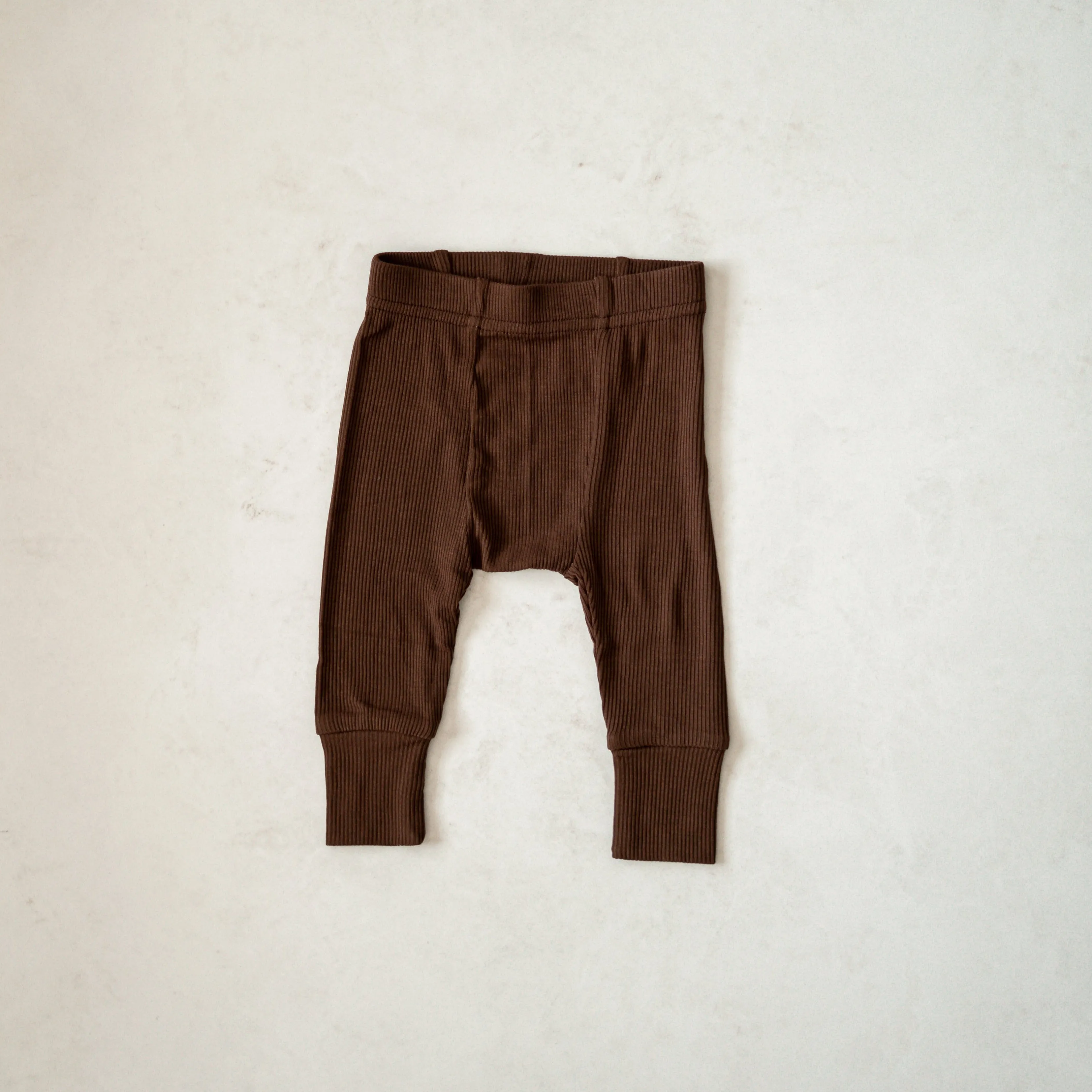 Ribbed Modal Pants - Single Seam