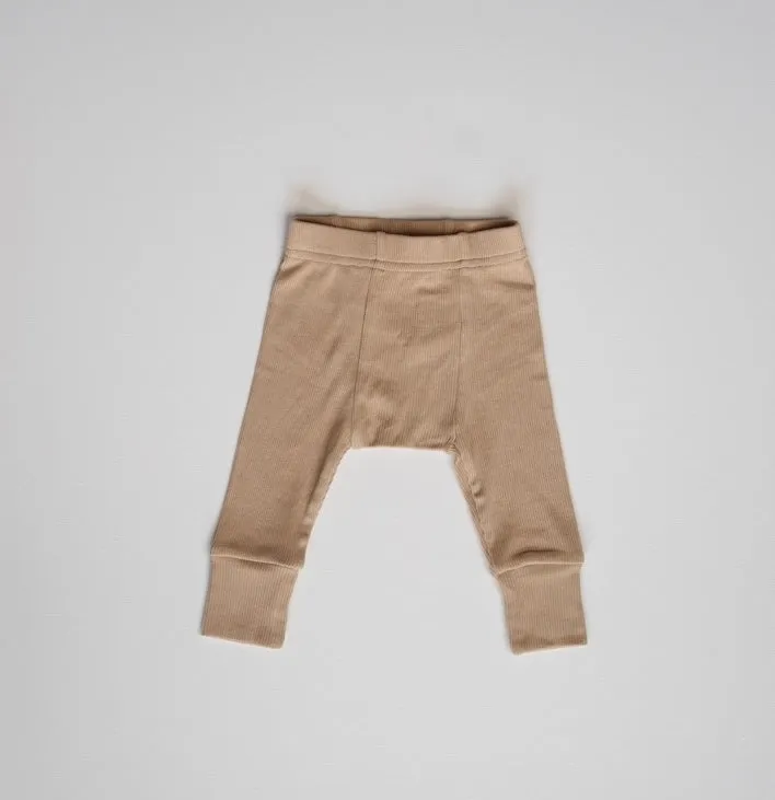 Ribbed Modal Pants - Single Seam