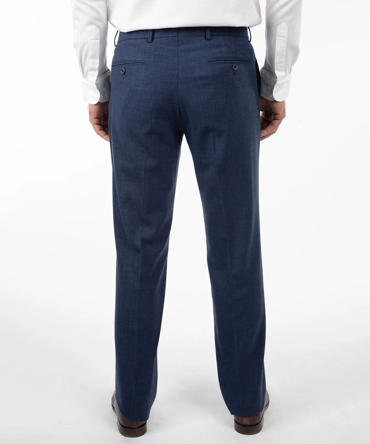 Signature Bi-Stretch Performance Linen Flat-Front Pants