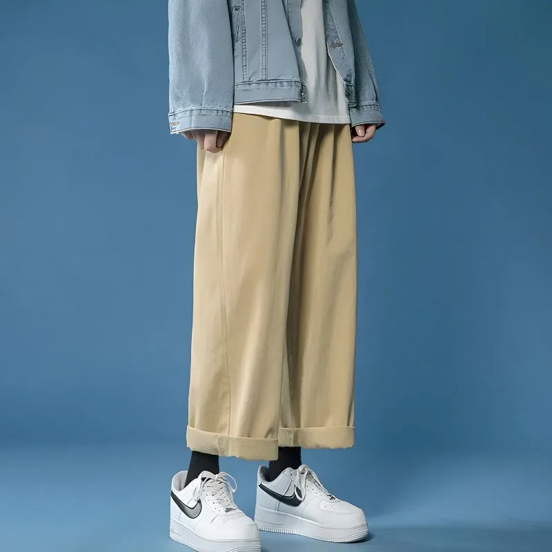 Soft Boy Casual Straight Leg Pants