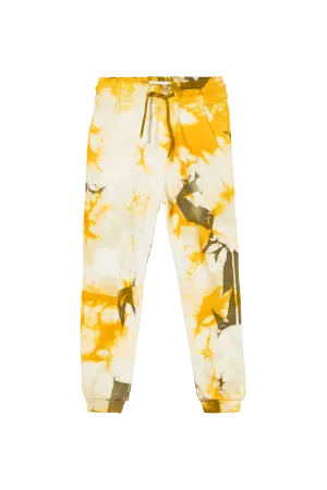 SPRINT Warm Yellow Tie & Dye - Jogger Straight Pants