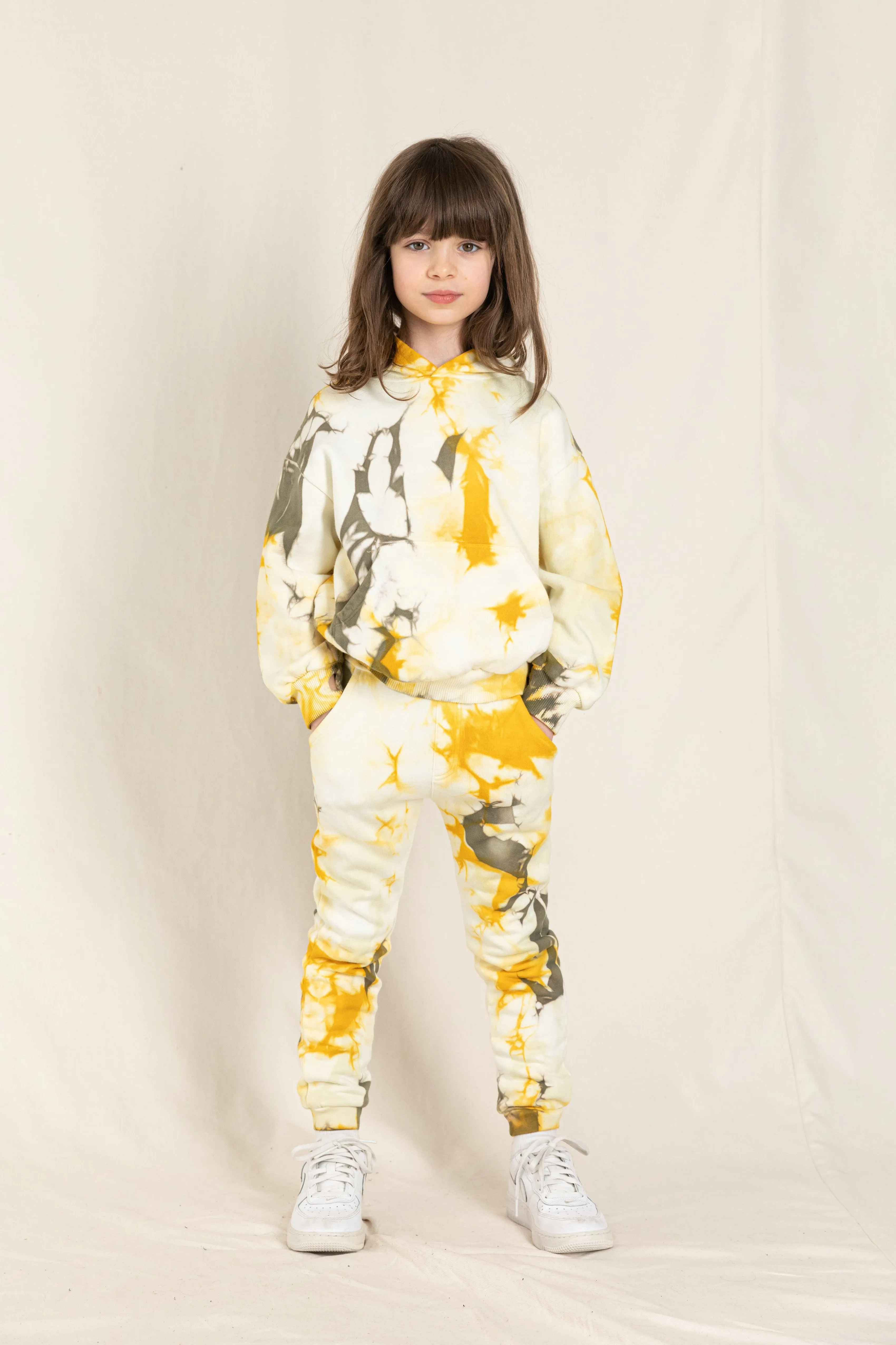 SPRINT Warm Yellow Tie & Dye - Jogger Straight Pants